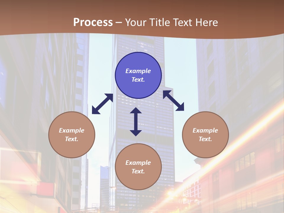 Racing Connection Blur PowerPoint Template