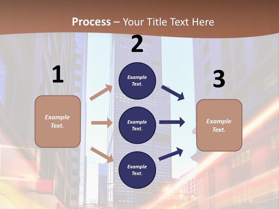 Racing Connection Blur PowerPoint Template