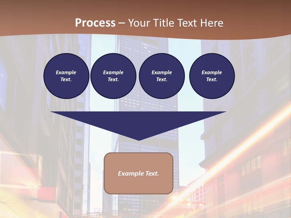 Racing Connection Blur PowerPoint Template