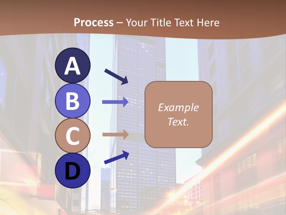 Racing Connection Blur PowerPoint Template