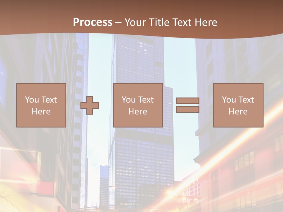 Racing Connection Blur PowerPoint Template