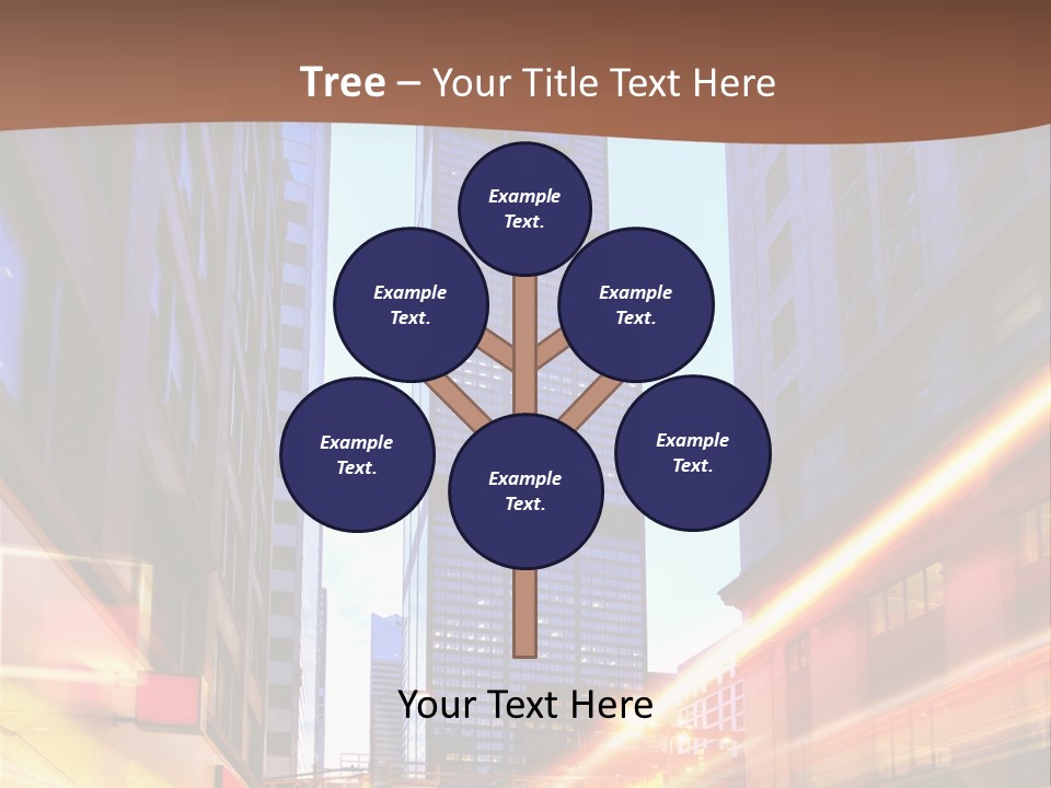 Racing Connection Blur PowerPoint Template
