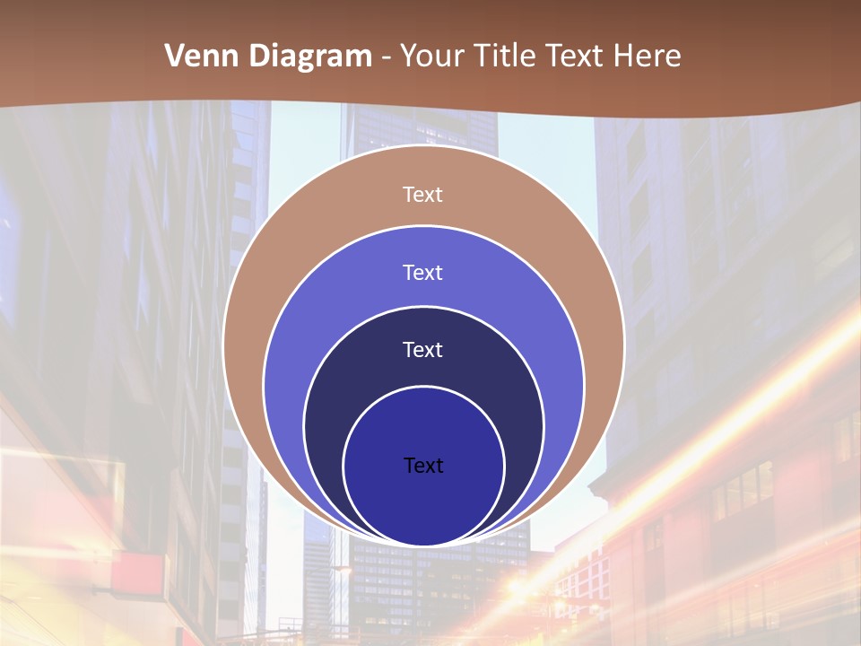 Racing Connection Blur PowerPoint Template