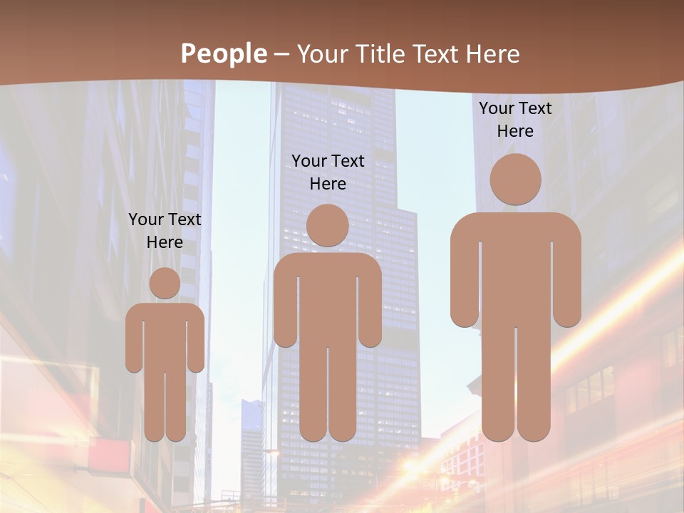 Racing Connection Blur PowerPoint Template