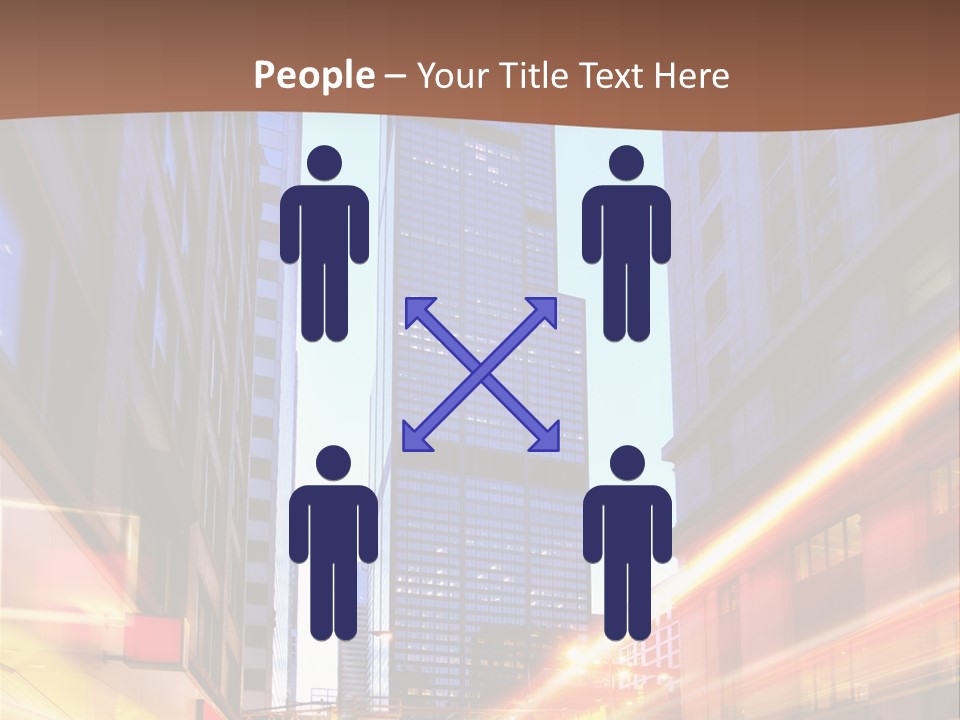 Racing Connection Blur PowerPoint Template