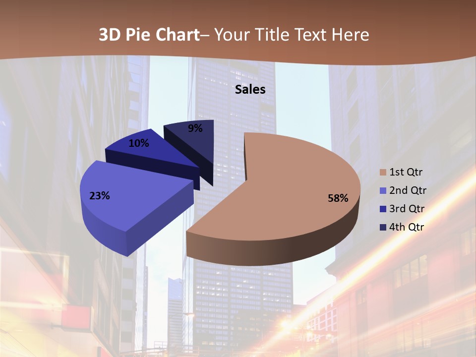 Racing Connection Blur PowerPoint Template