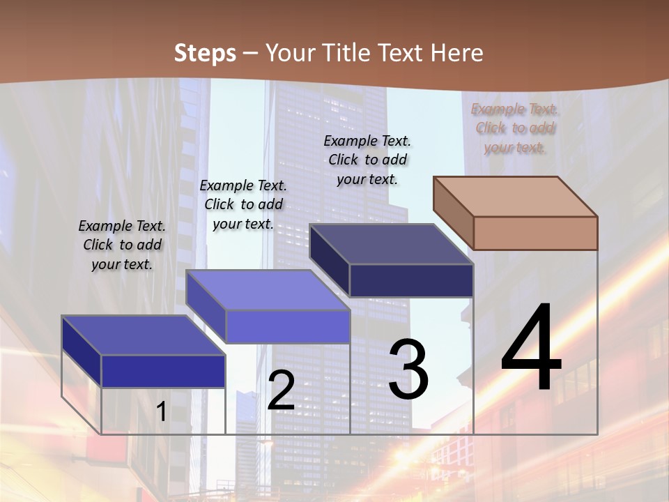 Racing Connection Blur PowerPoint Template