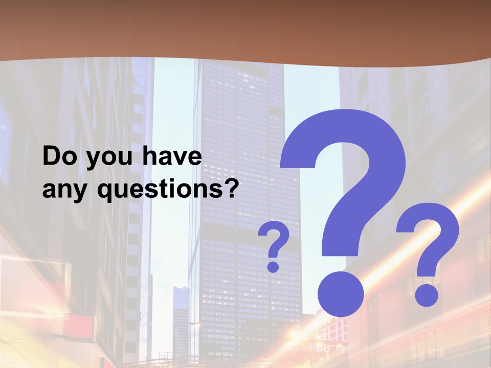 Racing Connection Blur PowerPoint Template