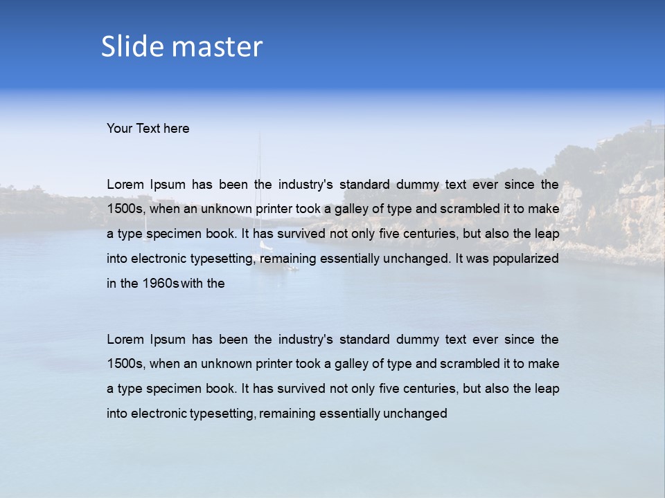 Grand Manacor Sky PowerPoint Template