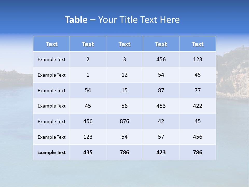 Grand Manacor Sky PowerPoint Template