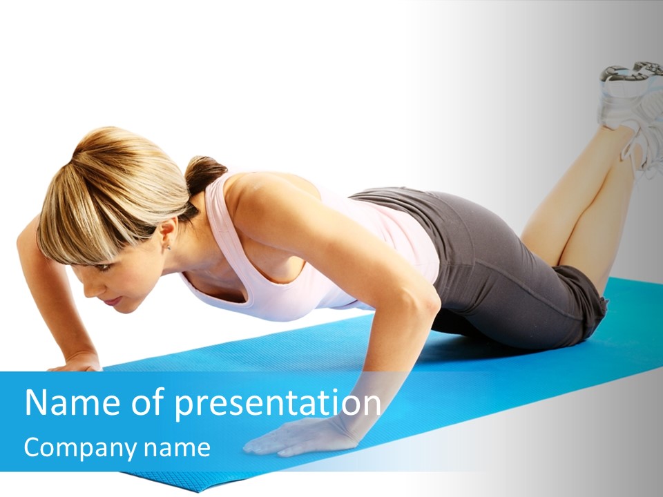 Slim Strain Strong PowerPoint Template