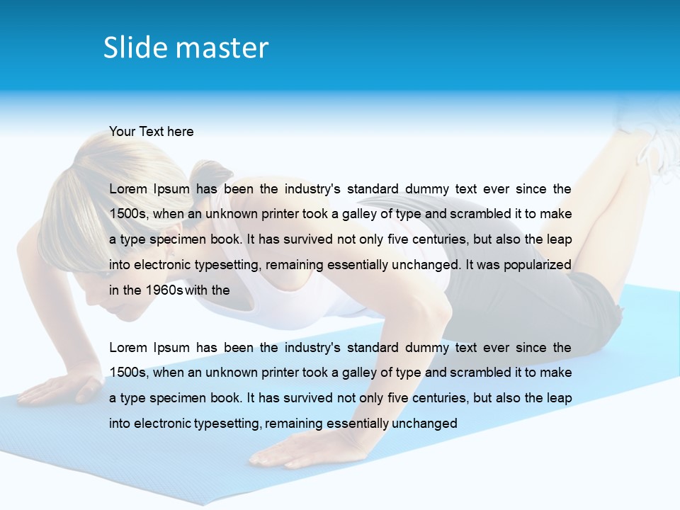 Slim Strain Strong PowerPoint Template