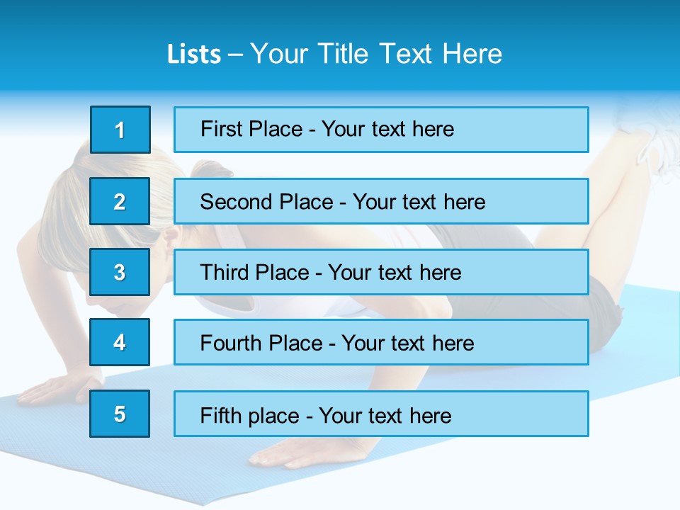 Slim Strain Strong PowerPoint Template