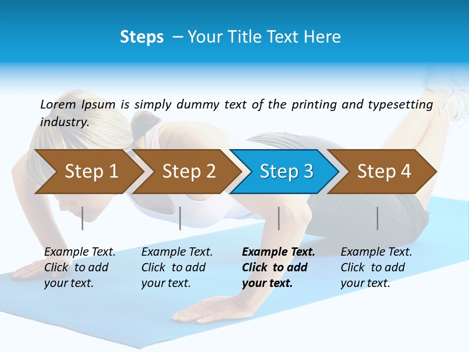Slim Strain Strong PowerPoint Template