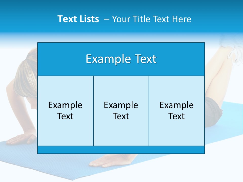 Slim Strain Strong PowerPoint Template