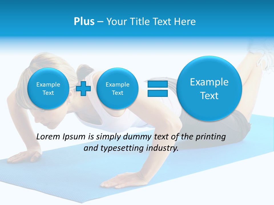 Slim Strain Strong PowerPoint Template