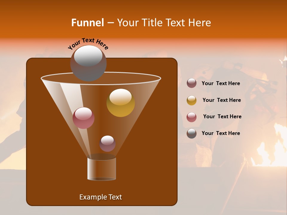 A Group Of Fire Fighters Putting Out A Fire PowerPoint Template