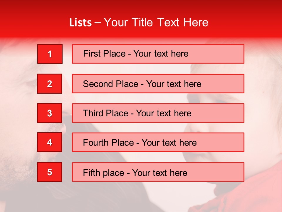Family Happiness Fun PowerPoint Template