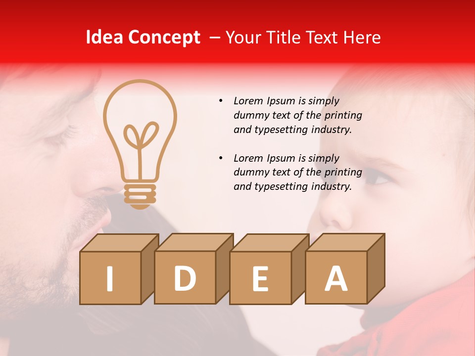 Family Happiness Fun PowerPoint Template