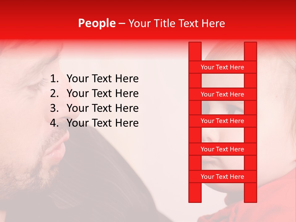 Family Happiness Fun PowerPoint Template