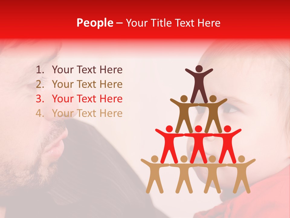 Family Happiness Fun PowerPoint Template