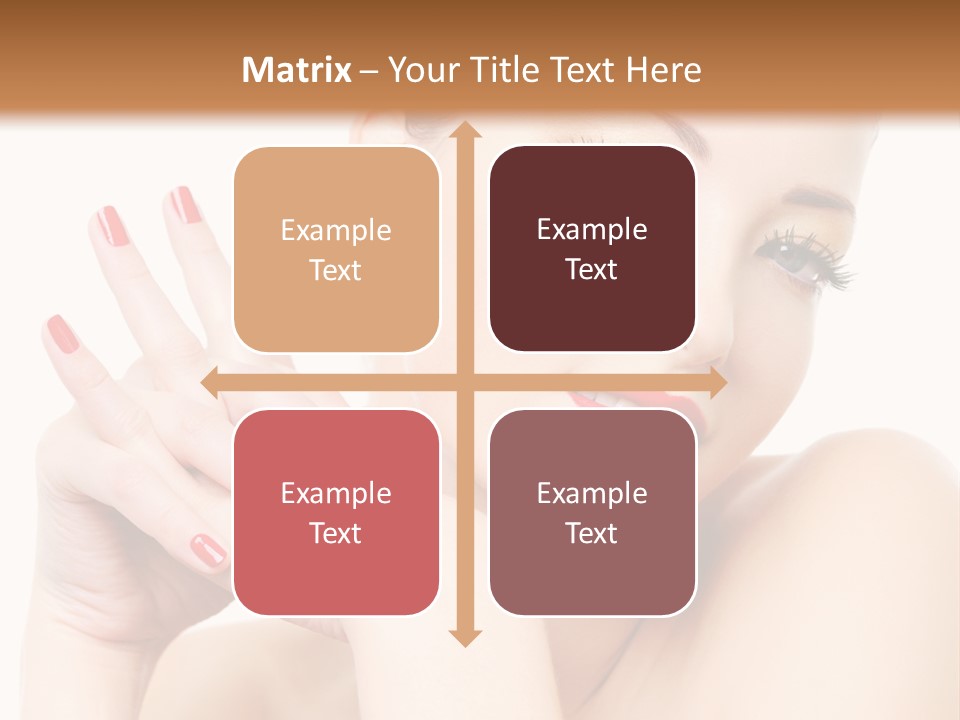 Fingernail Eyelash Elegance PowerPoint Template