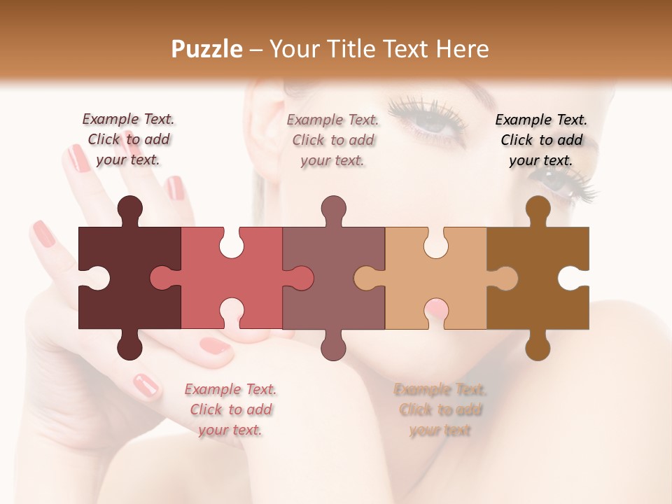 Fingernail Eyelash Elegance PowerPoint Template