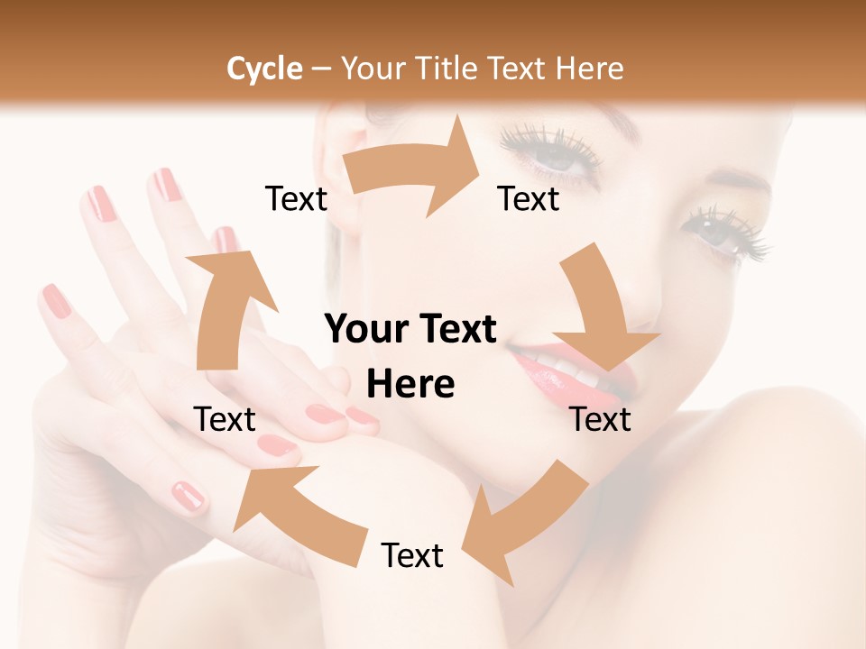Fingernail Eyelash Elegance PowerPoint Template