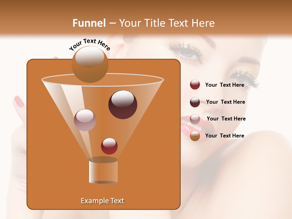 Fingernail Eyelash Elegance PowerPoint Template