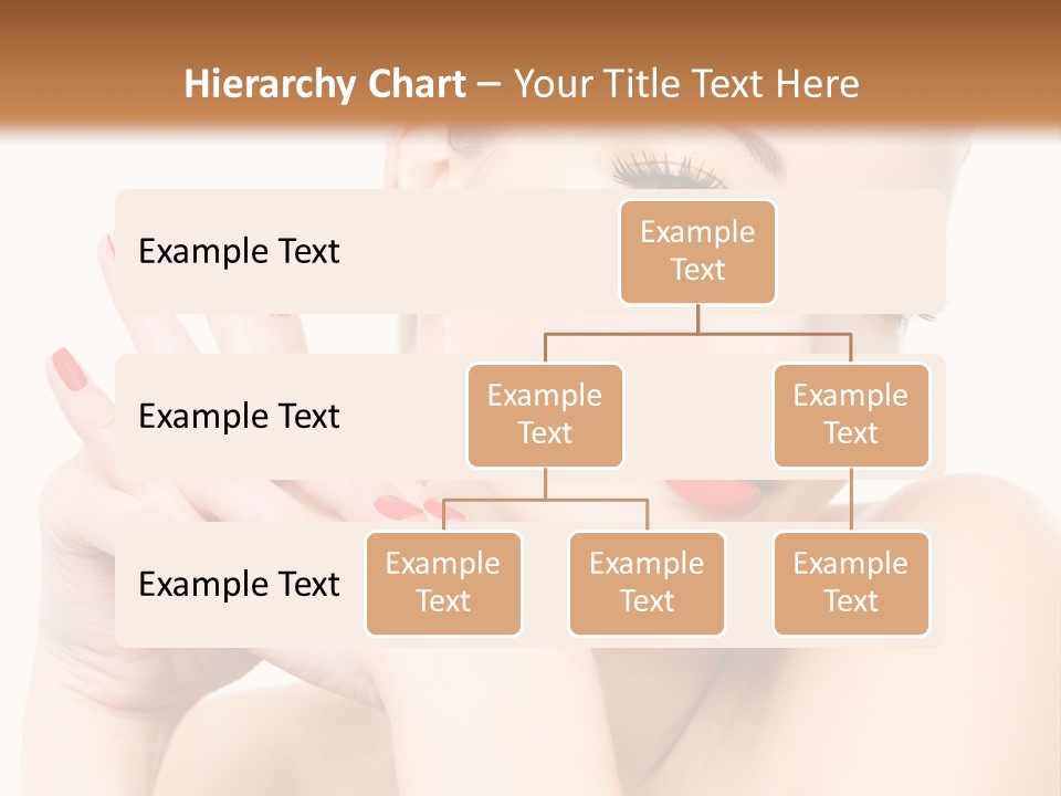 Fingernail Eyelash Elegance PowerPoint Template