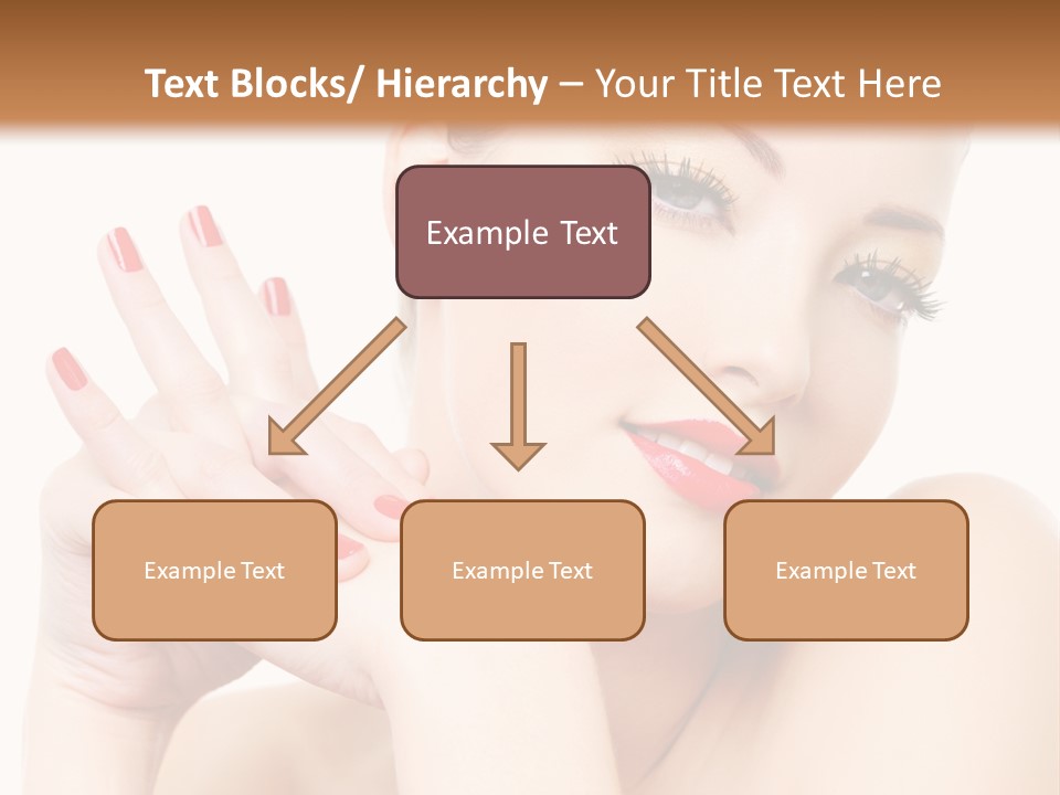 Fingernail Eyelash Elegance PowerPoint Template