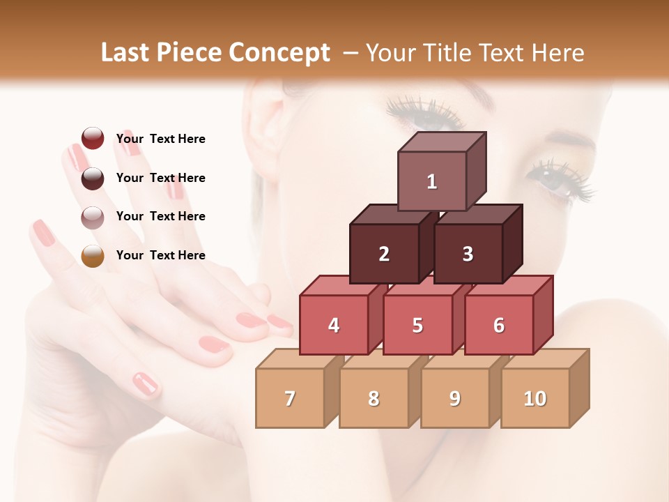 Fingernail Eyelash Elegance PowerPoint Template