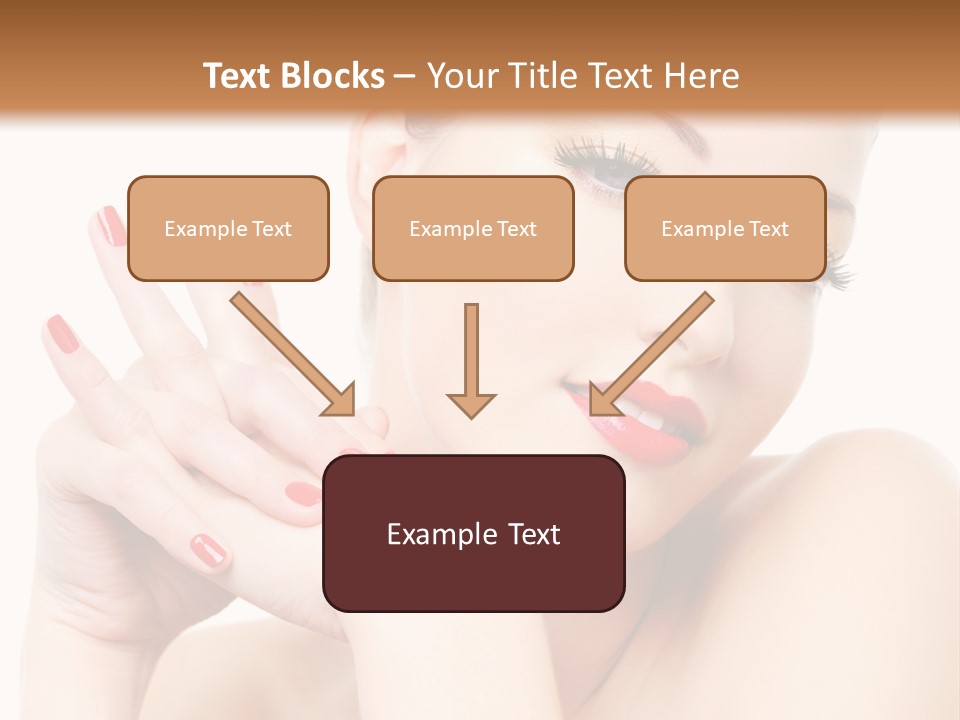 Fingernail Eyelash Elegance PowerPoint Template