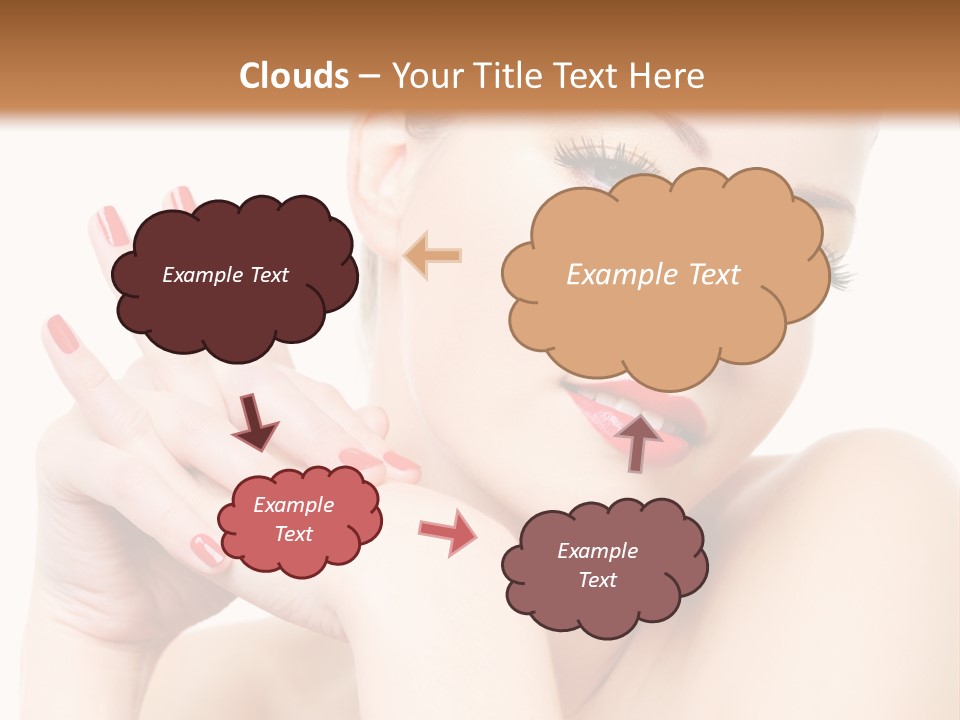 Fingernail Eyelash Elegance PowerPoint Template