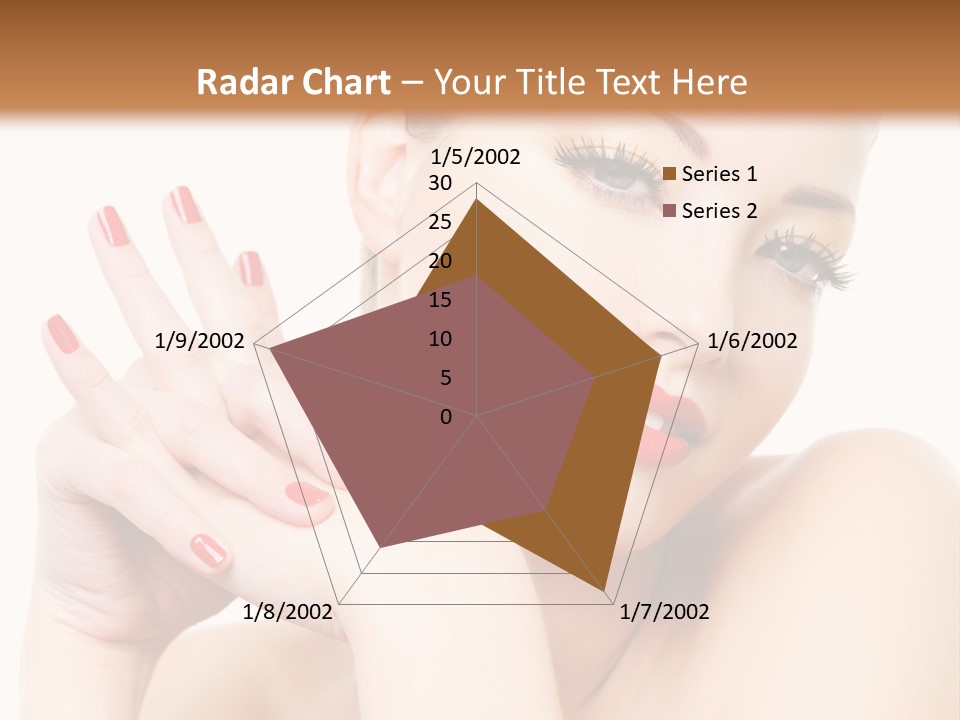 Fingernail Eyelash Elegance PowerPoint Template