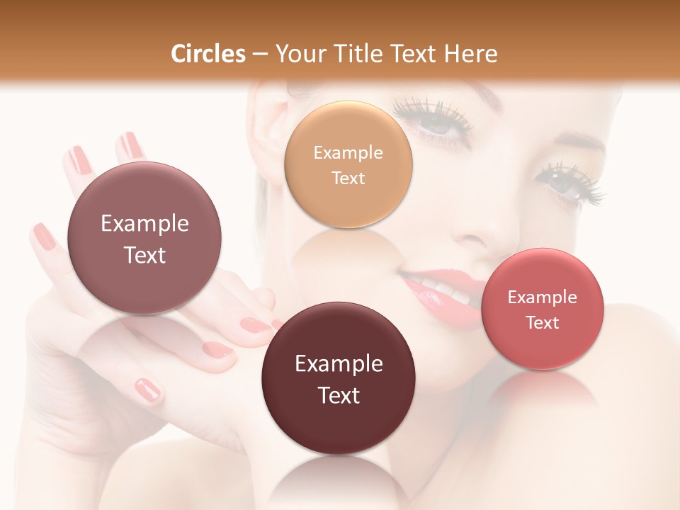 Fingernail Eyelash Elegance PowerPoint Template