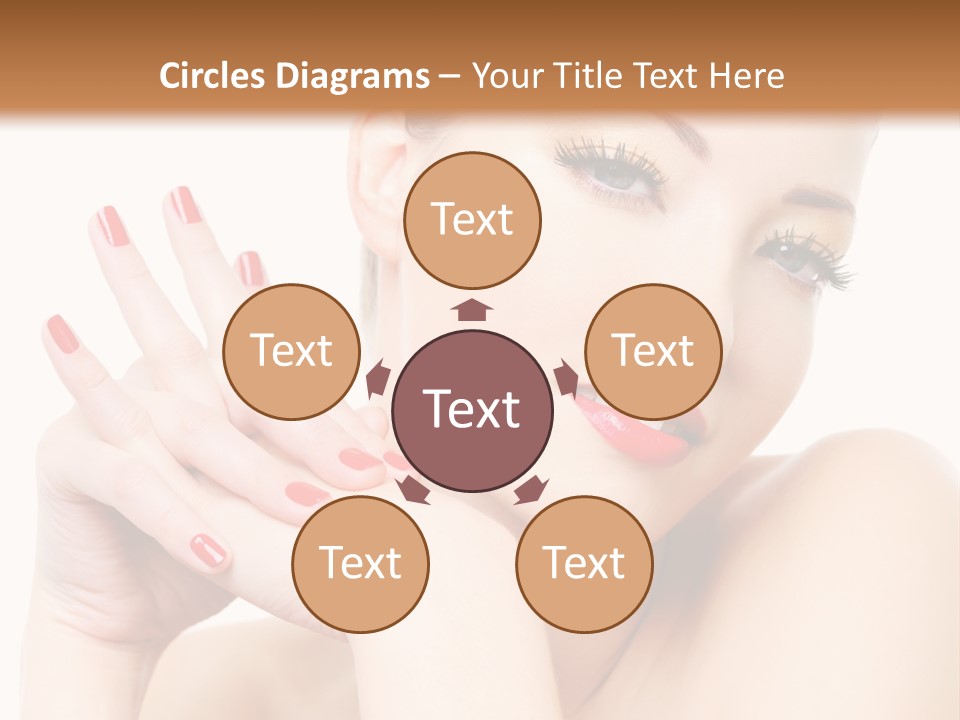 Fingernail Eyelash Elegance PowerPoint Template