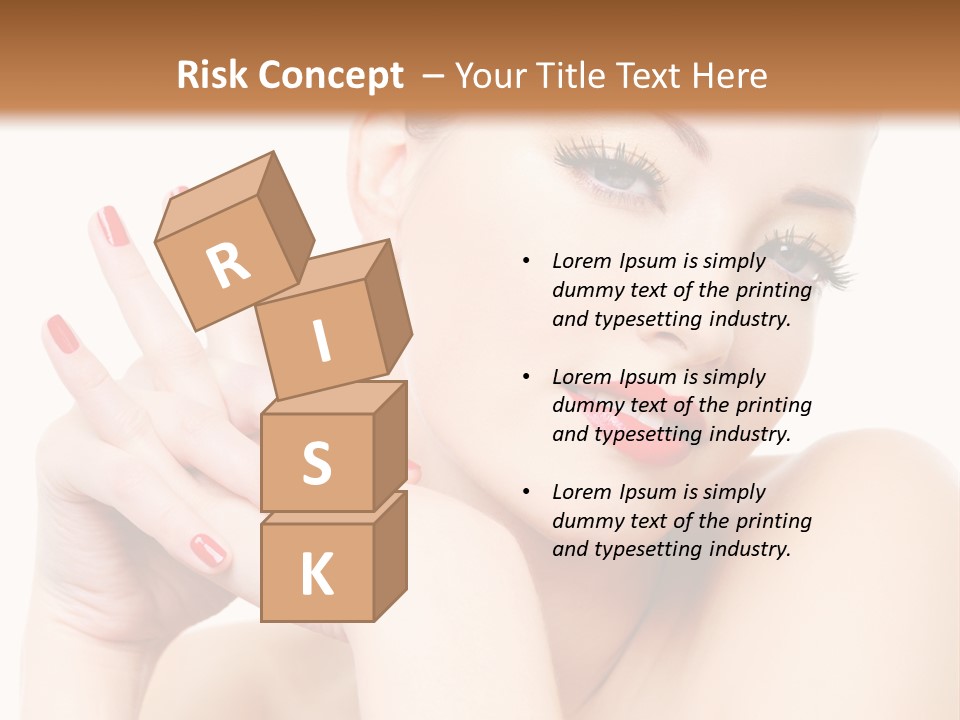 Fingernail Eyelash Elegance PowerPoint Template