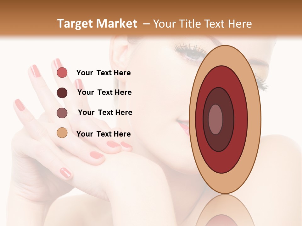 Fingernail Eyelash Elegance PowerPoint Template