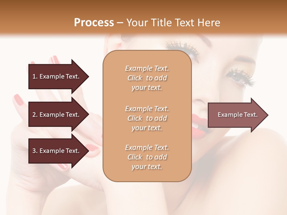 Fingernail Eyelash Elegance PowerPoint Template