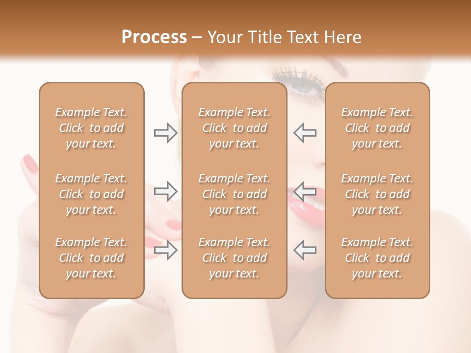 Fingernail Eyelash Elegance PowerPoint Template