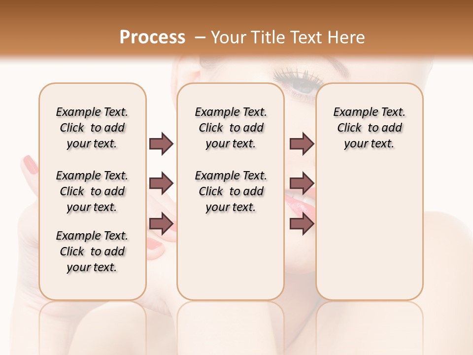 Fingernail Eyelash Elegance PowerPoint Template