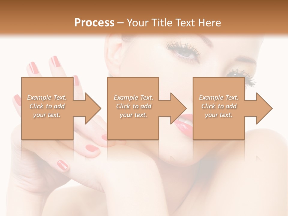 Fingernail Eyelash Elegance PowerPoint Template