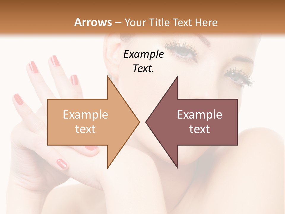 Fingernail Eyelash Elegance PowerPoint Template