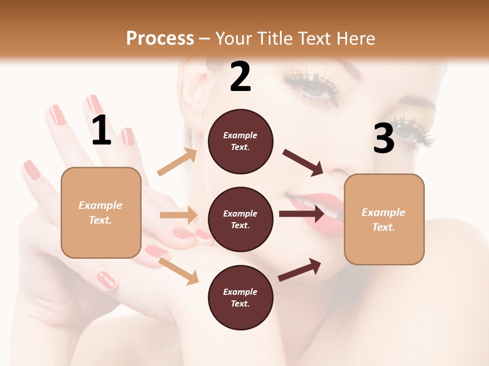 Fingernail Eyelash Elegance PowerPoint Template