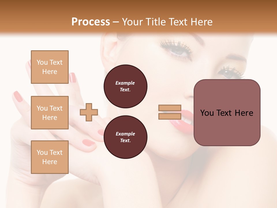 Fingernail Eyelash Elegance PowerPoint Template