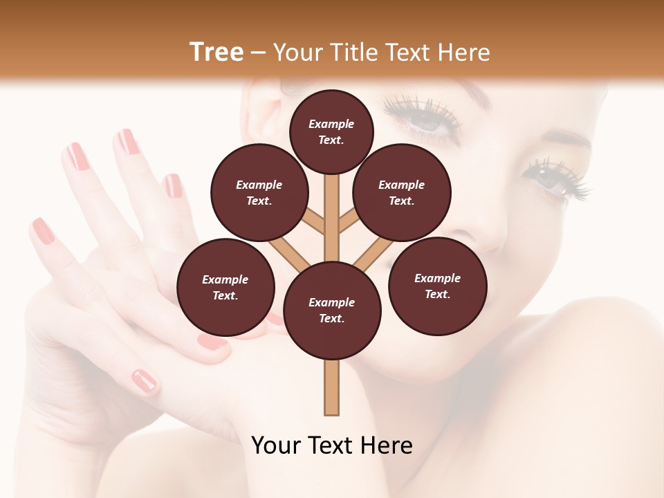 Fingernail Eyelash Elegance PowerPoint Template