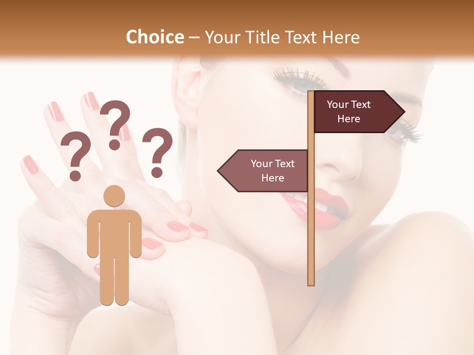 Fingernail Eyelash Elegance PowerPoint Template