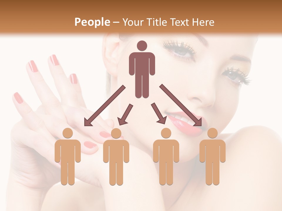 Fingernail Eyelash Elegance PowerPoint Template