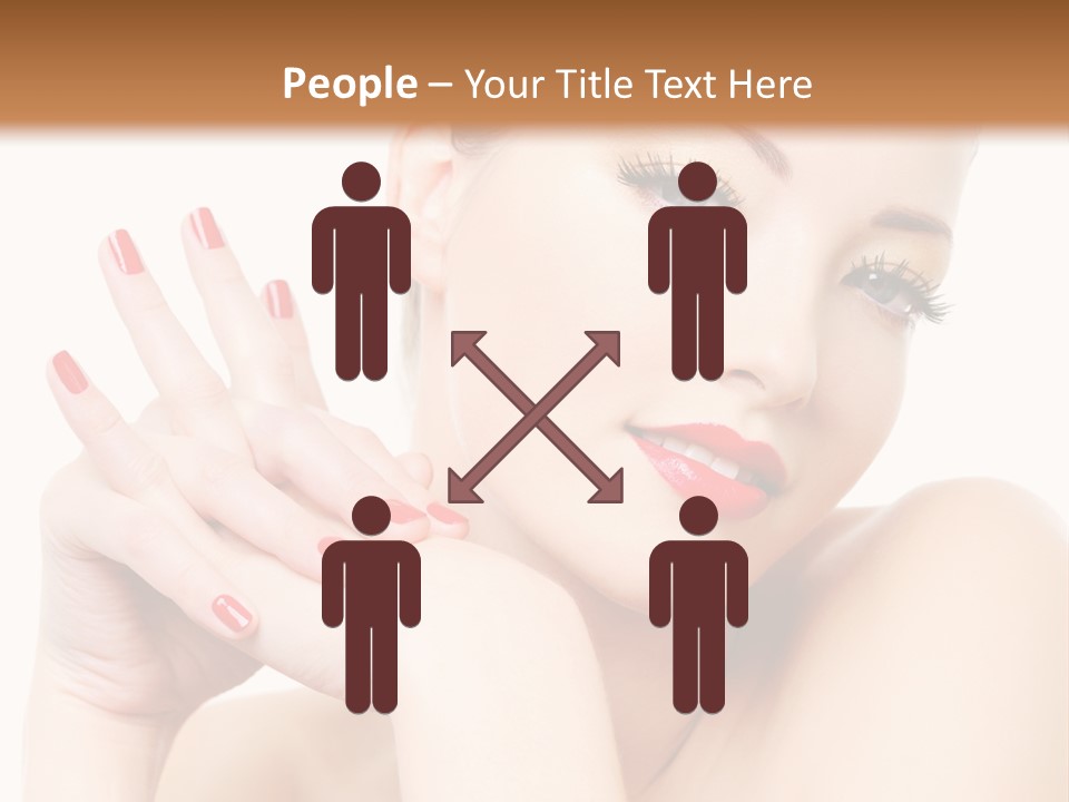 Fingernail Eyelash Elegance PowerPoint Template